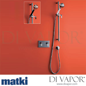 Matki 2/1002 Absolute2 Retro Concealed Thermostatic Shower Mixer, Slide Rail + Hand Shower Spare Parts